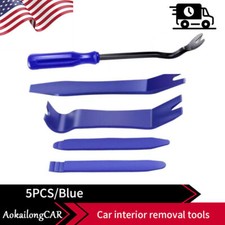 5pcs Car Trim Removal Tool Set Hand Tools Pry Bar Panel Door Interior Clip Kit