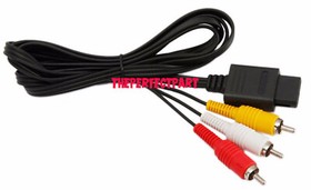 AC Adapter Power Supply & AV Cable Cord For Nintendo GameCube GC Charger Video