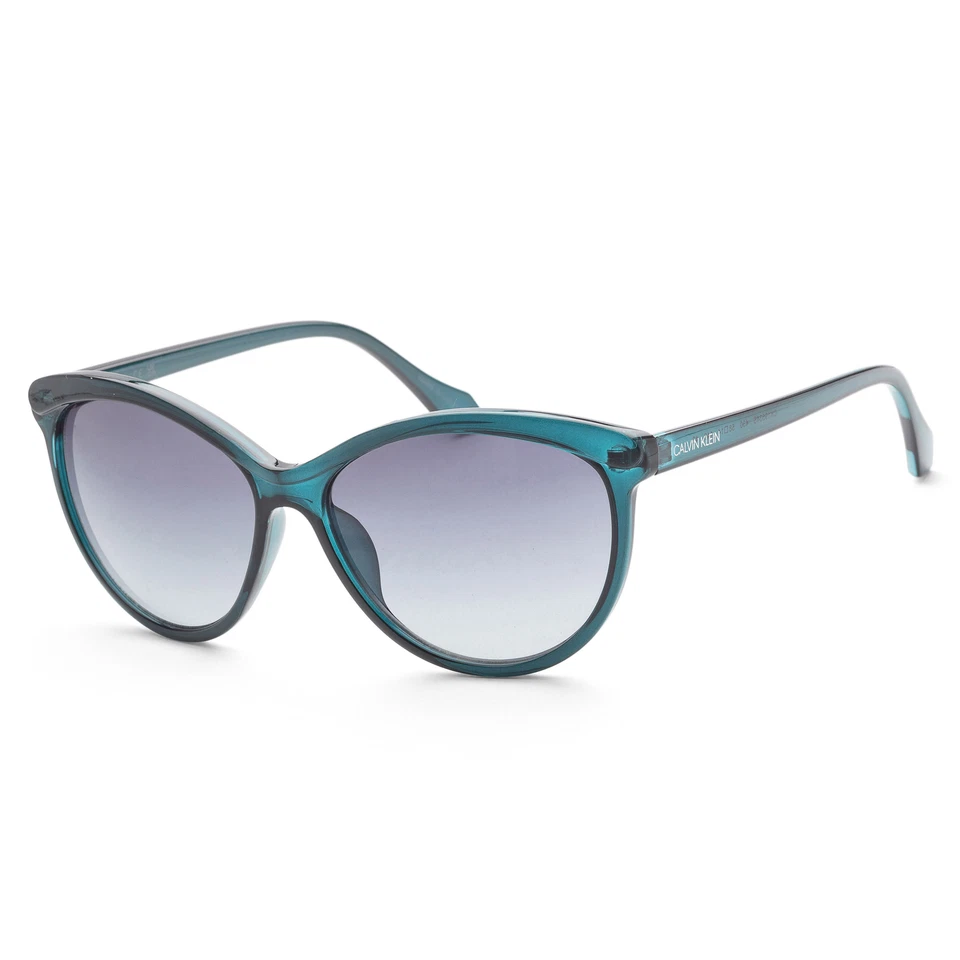 Gafas de sol para mujer Calvin Klein CK19534S-430 moda 58 mm azul cristal