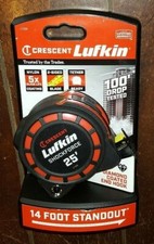 Crescent Lufkin 25' Shockforce Tape Measure  14' Standout  - Item L1125