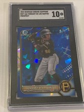 2022 Bowman Chrome Sapphire Edition #BCP-166 Yordany De Los Santos SGC 10