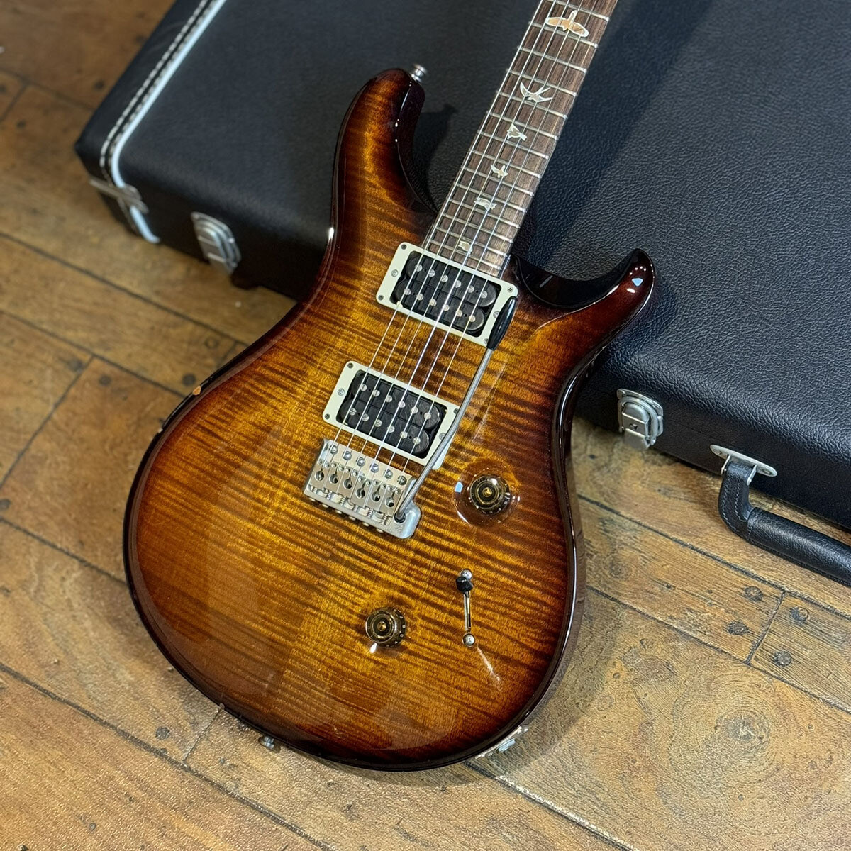 Paul Reed Smith(PRS) Custom 24 10 Top Black Gold Used