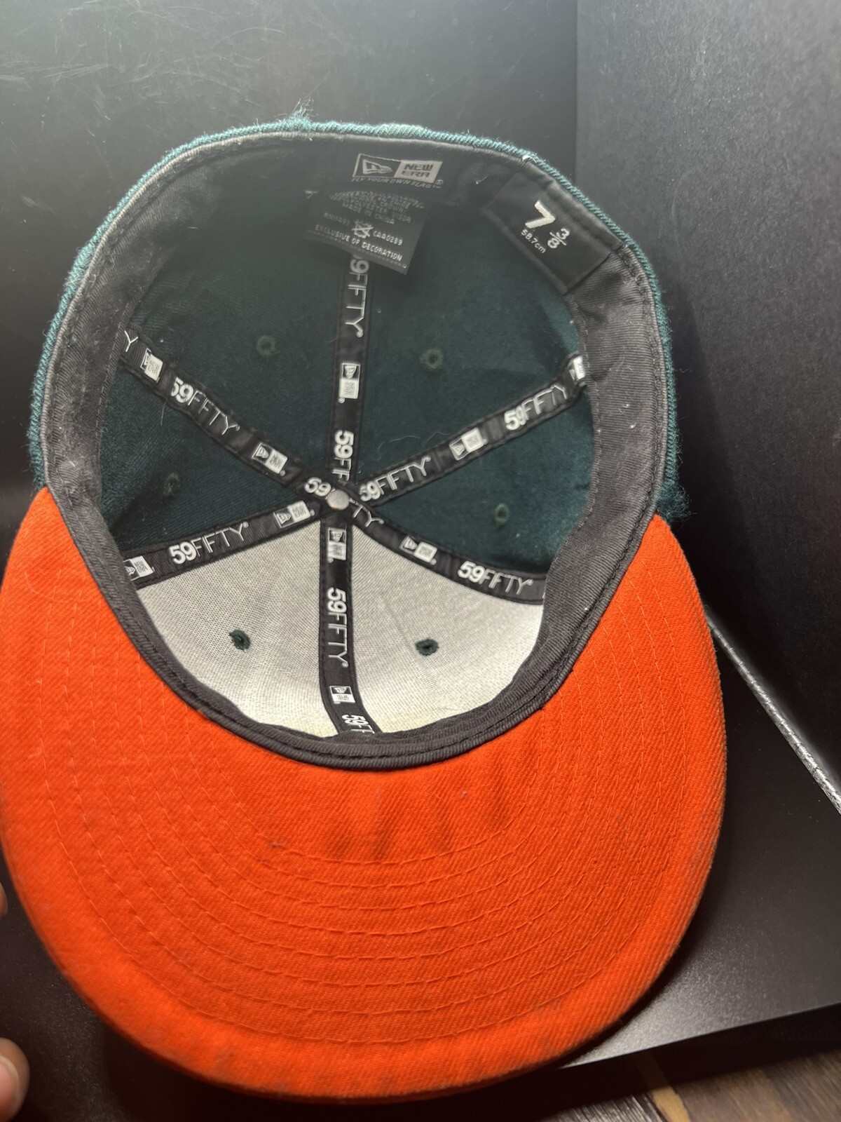 Vintage New Era NCAA University Of Miami Hurricanes Fitted Hat Cap Size vintage-new-era-ncaa-university-of-miami-hurricanes-fitted-hat-cap-size