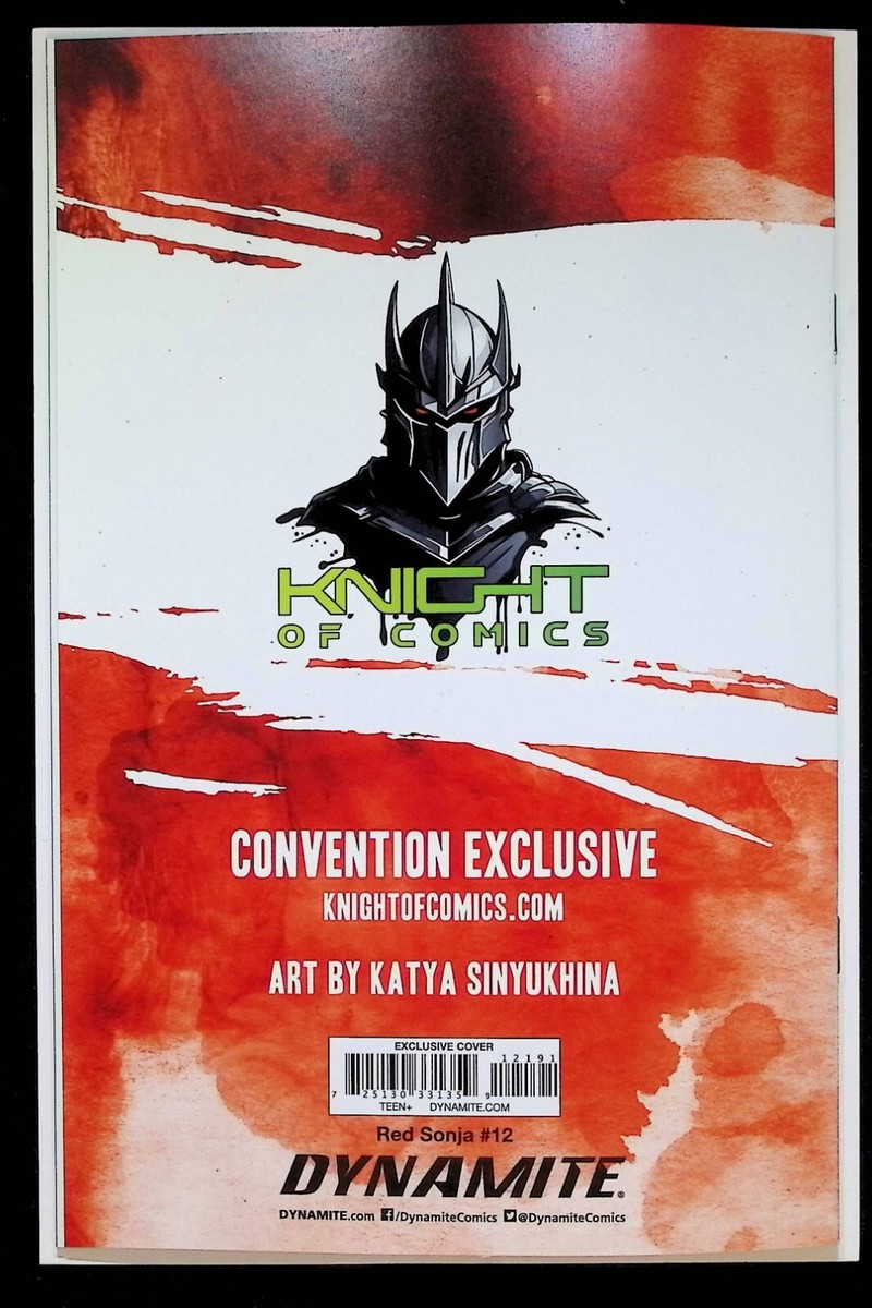 RED SONJA #12 - KATYA SINYUKHINA COVER A SDCC 2024 EXCLUSIVE +COA