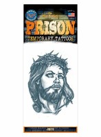 Jesus Klebe-Tattoo - Fasching Halloween Karneval - TemporäRes Tattoo In
