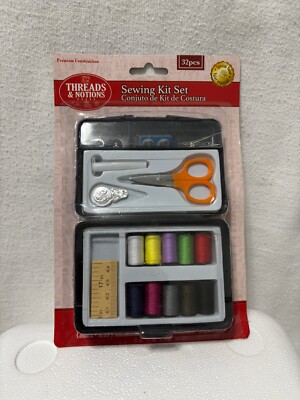 SEWING KIT SET TRAVEL THREADS & NOTIONS NEW