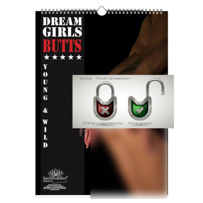 Sexy Dream Girls Magic Butts DIN A3 Kalender - Immerwährender Kalender  Erotik H