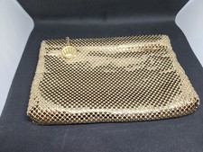 Vintage La Regale Clutch Evening Bag Purse Mesh Gold Sparkly Zipper Closure Vintage La Regale Clutch Evening Bag Purse Mesh Gold Sparkly Zipper Closure
