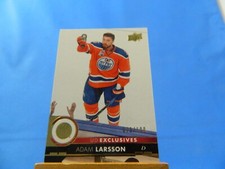 Adam Larson Upper Deck Hockey 2017-18 UD Exclusives /100