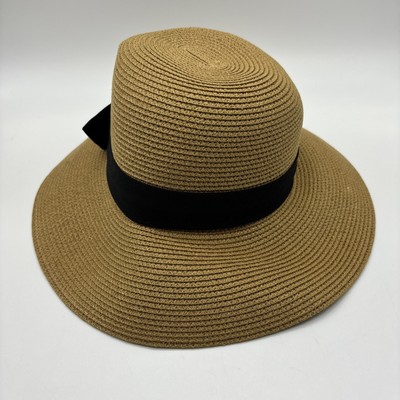 FURTALK Womens Beach Sun Straw Hat UV UPF50 Travel Foldable  display picture 3
