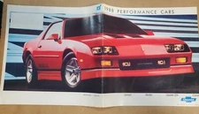 1988 Chevrolet Performance Cars brochure GM Canada Camaro IROC-Z Corvette 
