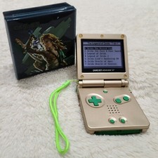 Consola portátil retro cargador juegos Nintendo Game Boy Advance SP X Zelda en caja