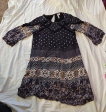 Boho Style Mini Dress  By Alya- Size S.