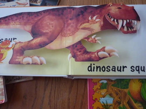 Dinosaur Book Lot of 10 Pop-Up Book, Puzzle Books, Diorama Book, Educational - Imagen 3 de 17