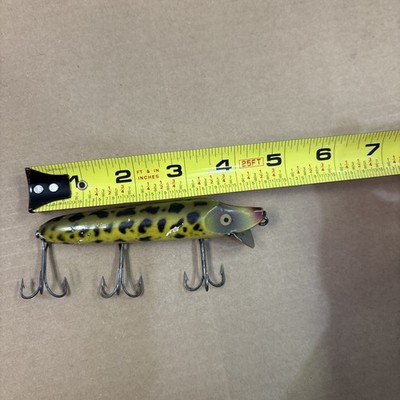 Vintage Heddon Vamp Fishing Lure Rare Leopard Frog Color | eBay