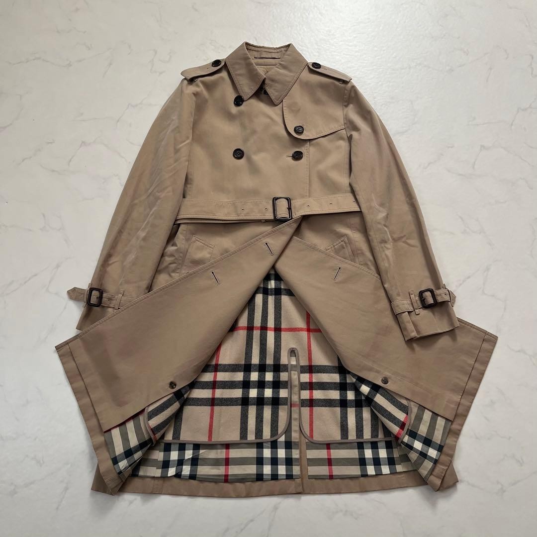 Burberry  Rare XL  London Trench Coat Mega Check Beige with Liner