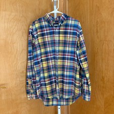 Polo Ralph Lauren Classic Fit Plaid Button Down Shirt Mens Large