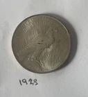 1923 Peace Silver Dollar $1 Coin Circulated/Ungraded/Uncertified 90% Silver