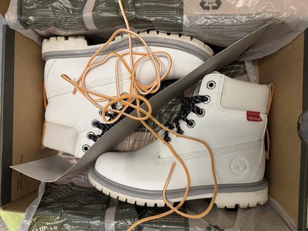 Women Timberland Boots White 36