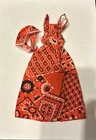 Vintage 1975 Barbie Best Buy #7423 Mattel Jumper Dress & Scarf