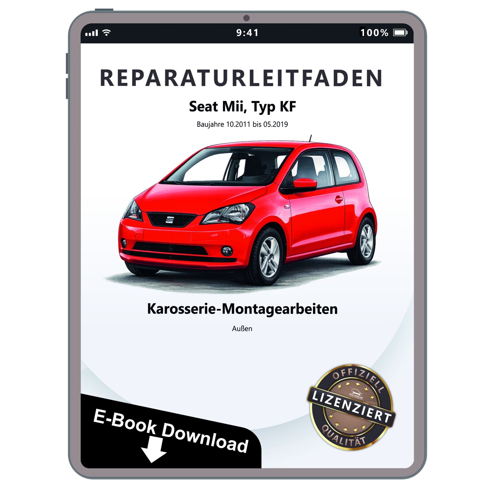 Seat Mii KF (11-19) Carrozzeria Lavori Montaggio Esterno Manuale Riparazione Download
