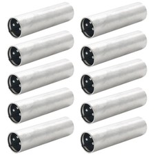 10x 3-Pin XLR Male to Male Microphone Mic Coupler Joiner Coupling Audio Adapter