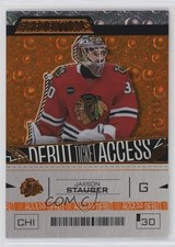 2023 Upper Deck Credentials Debut Ticket Access Orange /249 Jaxson Stauber 17ar