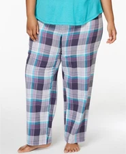 Jenni By Jennifer Moore Womens Plus Size Printed Pajama Pants Size 2X
