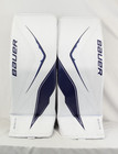 Bauer Vapor Flylit Senior Goalie Leg Pads Size Large 35+ White/Navy (0710-3156) — photo 1