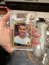2009-10 Stephen Curry Rookie Gold Refractor /50 – TRUE POP 1  BGS 10