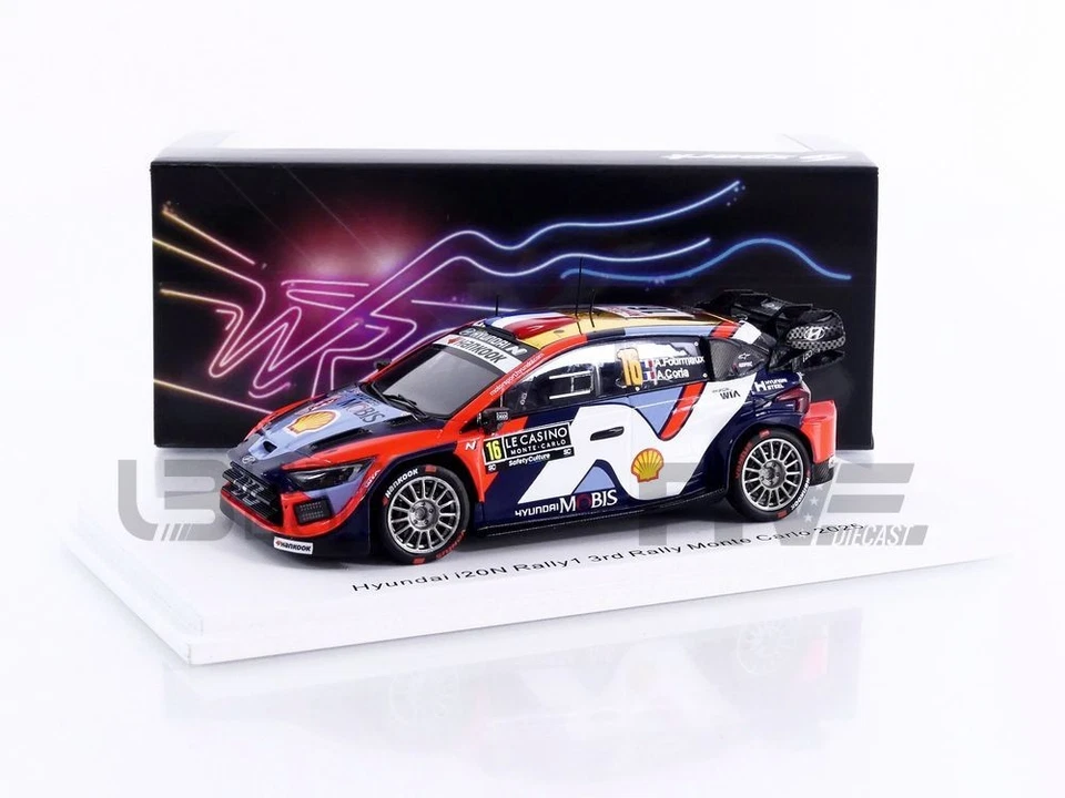 SPARK 1/43 - HYUNDAI I20N RALLY1 - 3RD RALLYE MONTE-CARLO 2025 S6907 - Photo 1/1