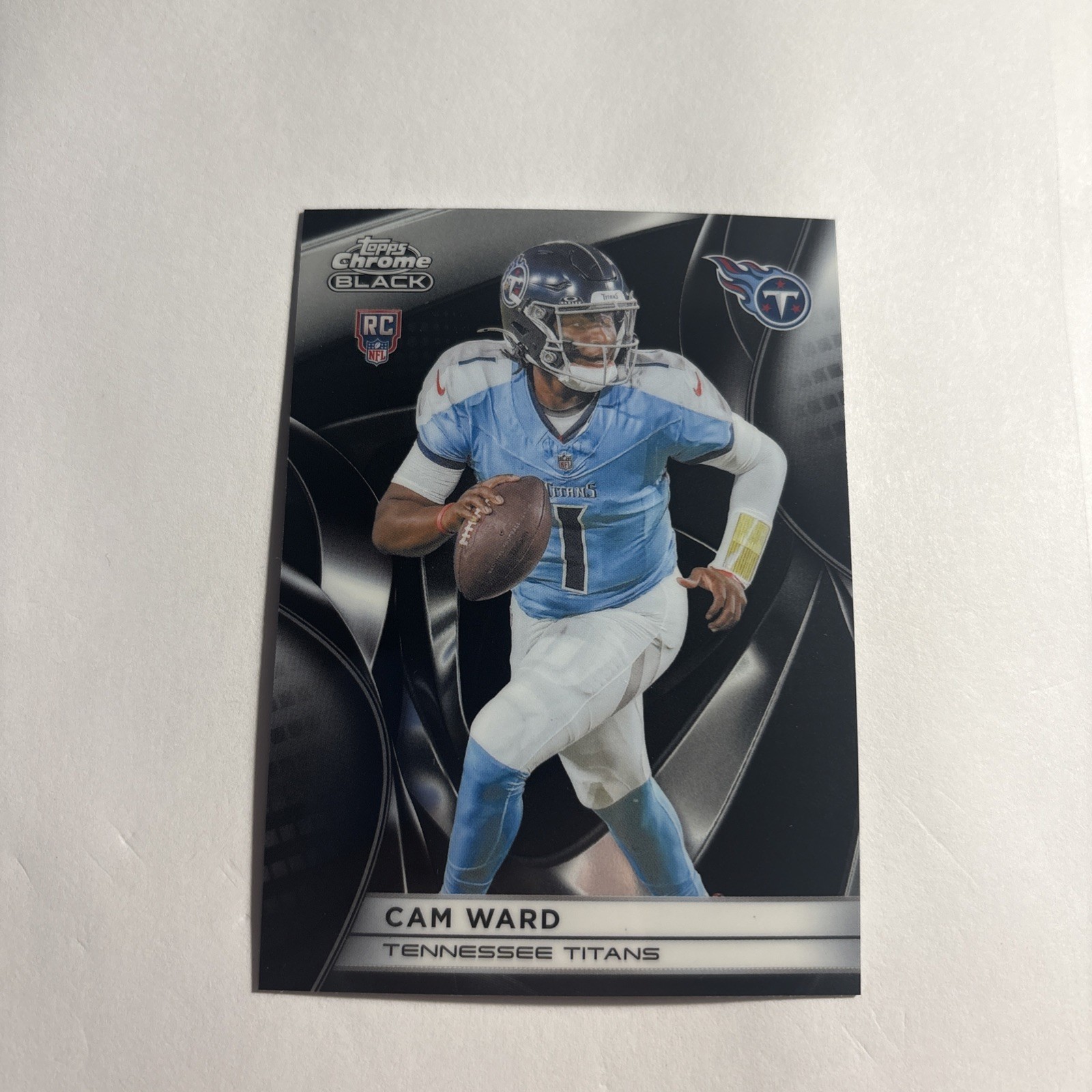 2025 Topps Chrome Black Cam Ward RC Rookie #148 Titans