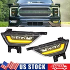 For 2021-2023 Ford F150 LED Bumper Fog Lamp w/ Turn Signal Daytime Running Light