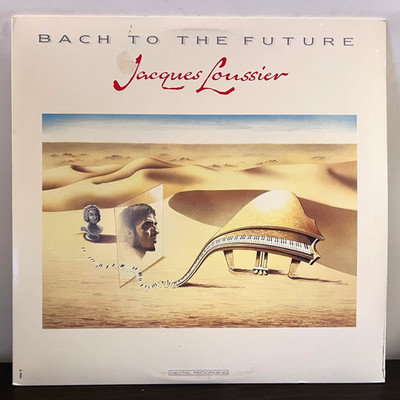 JACQUES LOUSSIER - Bach To The Future (1986) - 12'' Vinyl Record LP - VG+