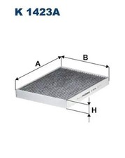 Innenraumfilter Aktivkohlefilter K 1423A FILTRON für HYUNDAI KIA