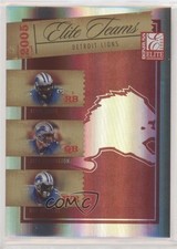 2005 Donruss Elite Teams Sample Red Joey Harrington Roy Williams Kevin Jones r7d