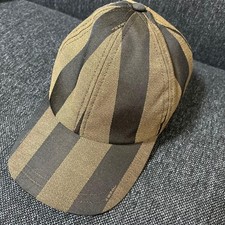 Fendi Pecan Cap 6 Panel Size 57-58 Brown Rare Vintage Exclusive Limited