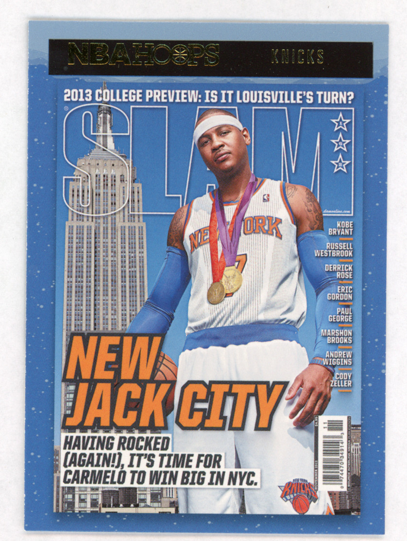 2020-21 Panini Hoops Carmelo Anthony SLAM New Jack City New York Knicks