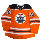 James Neal 2019-20 Game Worn Used Edmonton Oilers Hockey Jersey - Meigray LOA