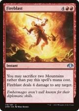 Fireblast (DMR-119) - uncommon Near Mint