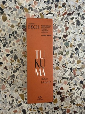 Natura Ekos Tukuma Hand Cream Replenishes Skin 1.4 oz Travel