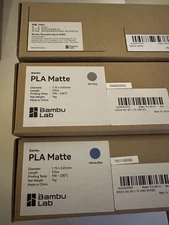 2x Bambu Labs PLA Matte And New Reusable Spool