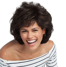 Raquel Welch Salsa Wig R4 Midnight Brown Color Large Size Hairuwear Memory Cap