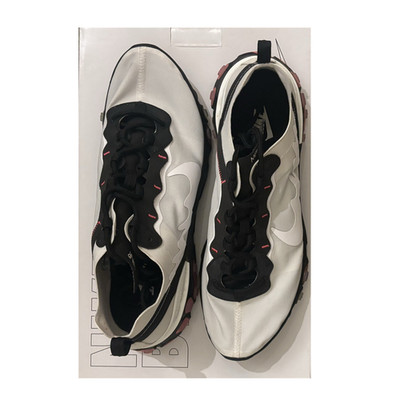 Nike React Men's White/Black Low Top Lace-Up Athletic Sneaker