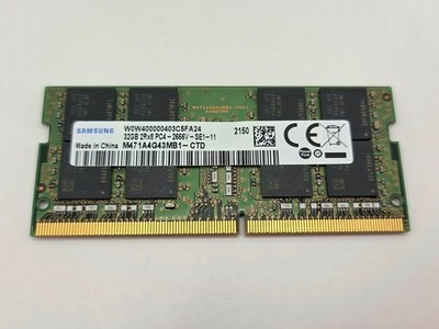 Samsung 32GB DDR4 SO-DIMM PC4-2666V 260-Pin M471A4G43MB1-CTD