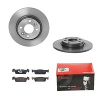 Brembo Bremsscheiben Coated Ø260Mm + BremsbelÄGe Vorne FÜR Dacia Sandero 2