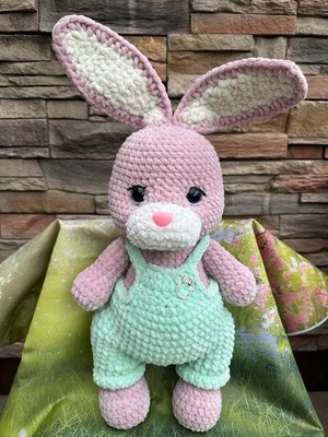 Ostern Gehäkelter Hase Osterhase Handmade ca. 50cm NEU Geschenk Deko