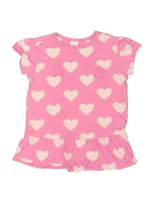 Dopodopo Girls Pink Sleeveless T-Shirt 6-9 Months
