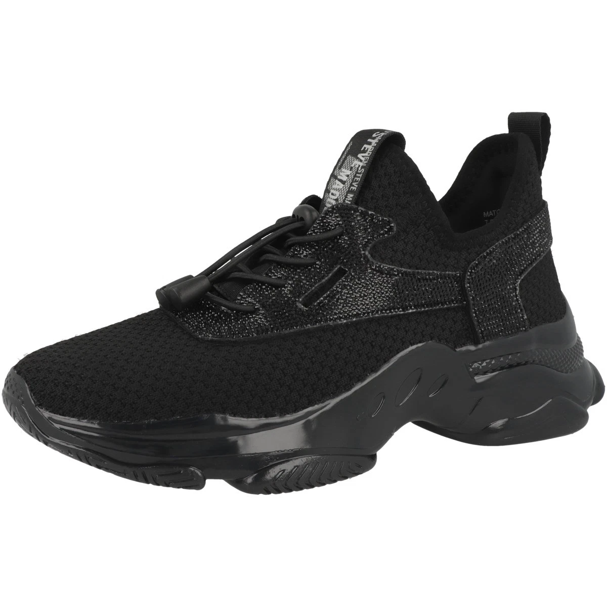Steve Madden Sneaker Campo Donna | Scarpe Ginnastica Con Plateau E Tacco 3,2 Cm - Nero, 39 EU