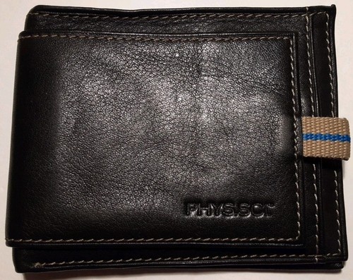 Men's Folding Wallet By PHYS.SCI. Used But Good Shape Yet - Picture 2 of 14